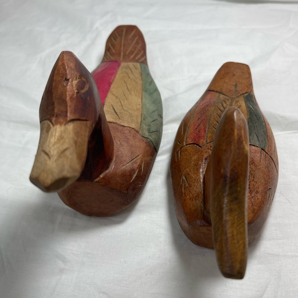 Vintage Handcrafted Wooden Duck Decoys - Picture 4 of 7